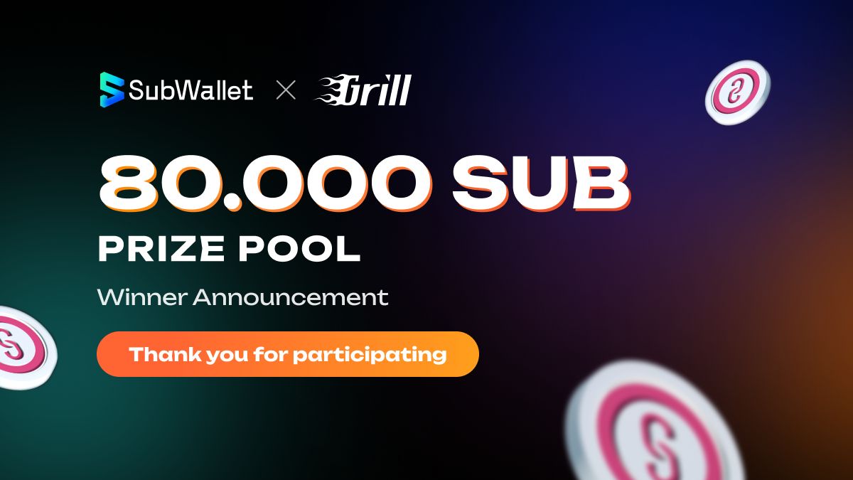 Subwallet Grill contest has ended